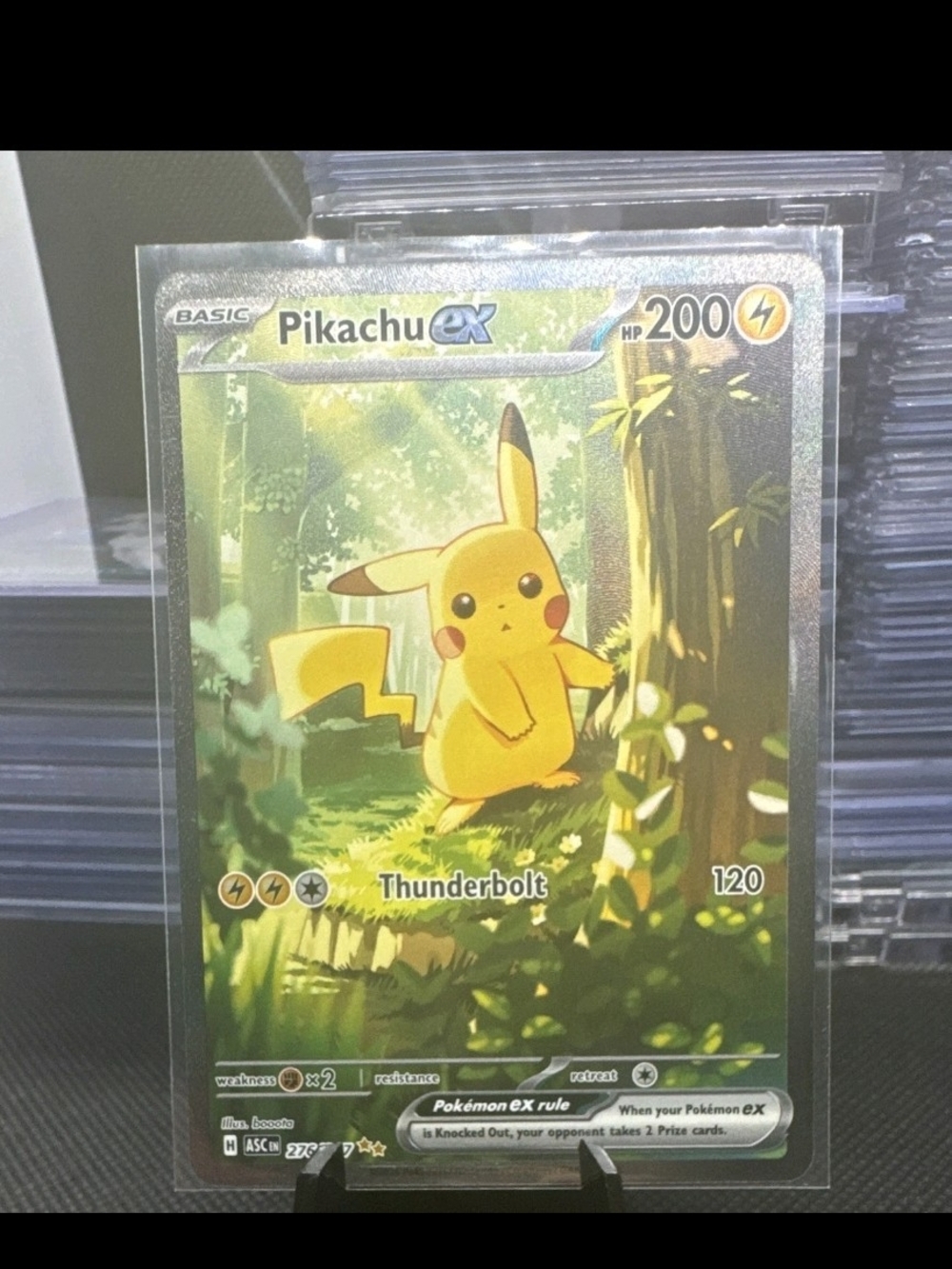 Pikachu ex Pokémon Trading Card - Yellow